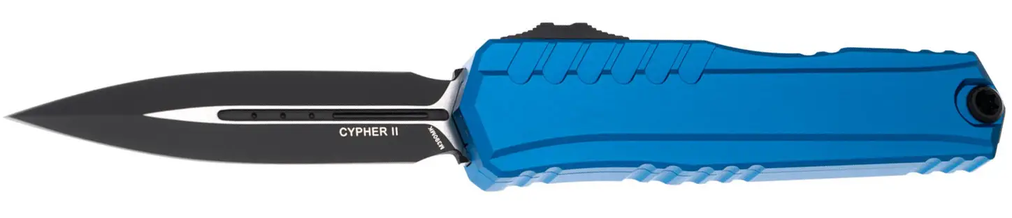 Ніж Microtech Cypher II D/E Black Blade Standard Blue