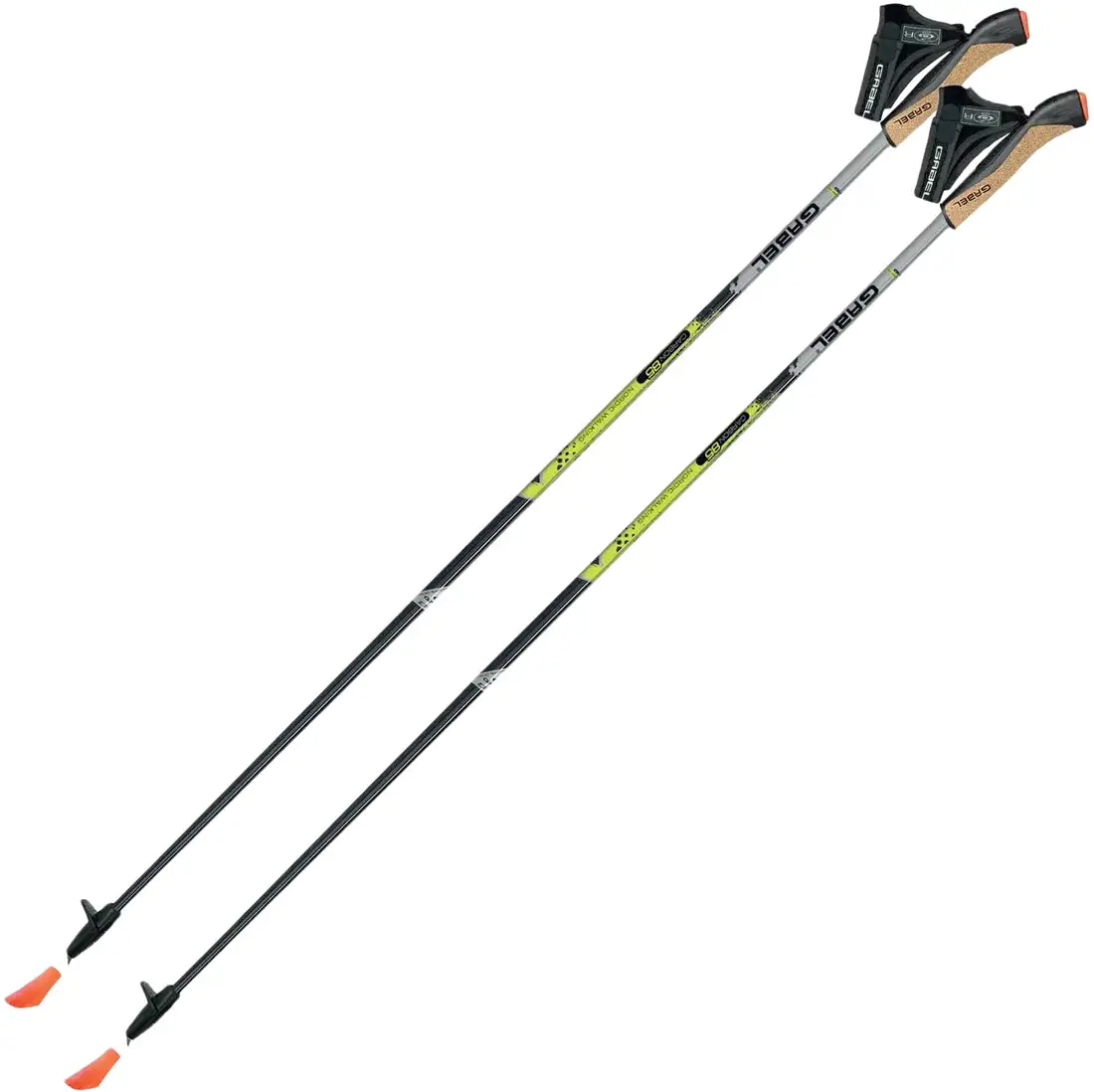 Палиці для скандинавської ходьби Gabel X-5 110 Black/Yellow