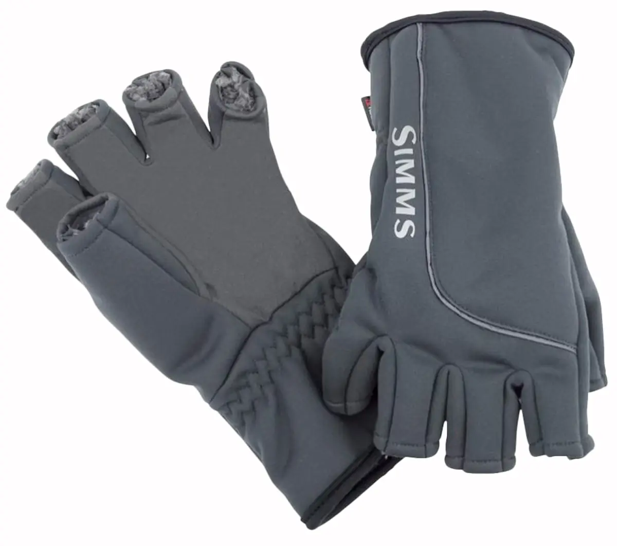 Перчатки Simms Guide Windbloc Half Finger Glove XL Raven