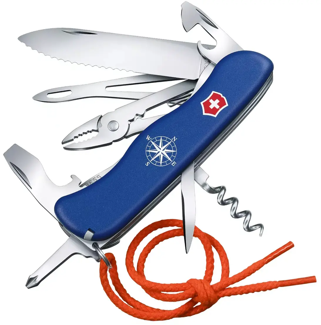 Ніж VICTORINOX 0.8593.2W Skipper W Blue