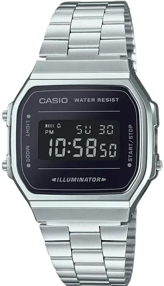 Годинник Casio Vintage Iconic A168WEM-1EF. Сріблястий