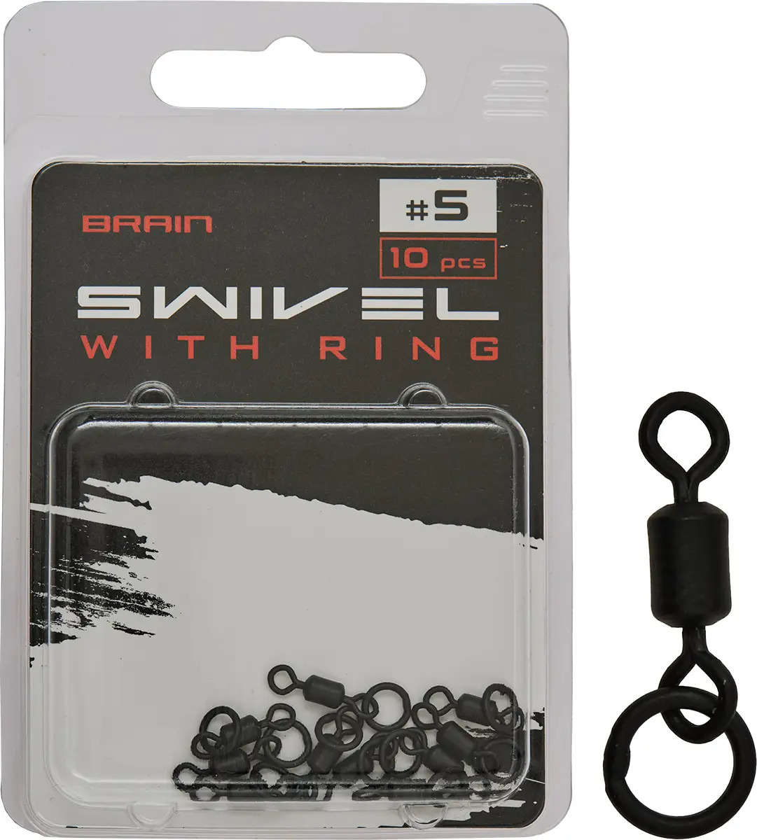 Вертлюжок Brain Swivel With Ring #5 (10 шт/уп) SGCA-8013-5