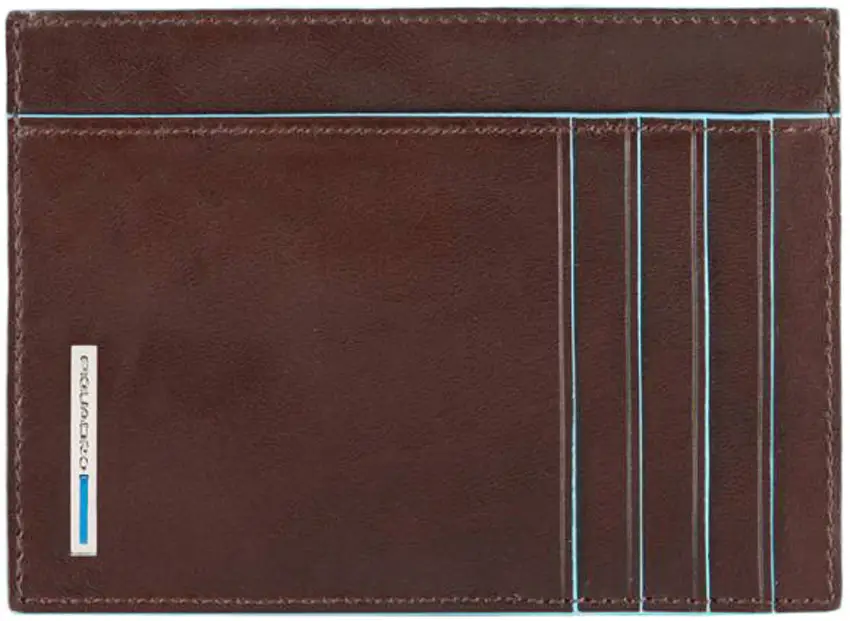 Кредитница Piquadro Blue Square Pocket credit card pouch Cognac