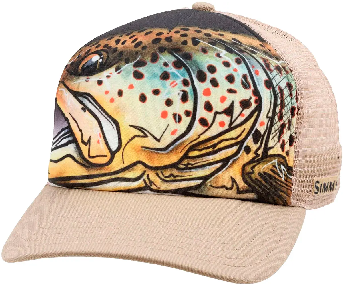 Кепка Simms Artist Series Five Panel Trucker One size Dune