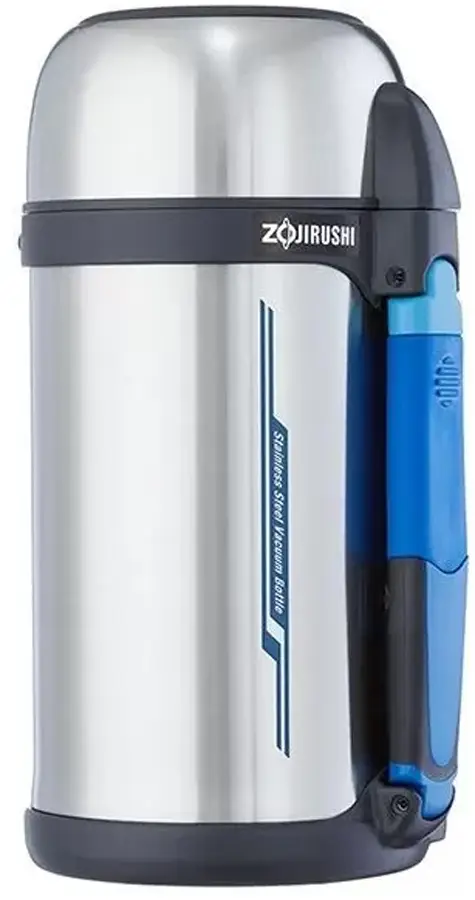 Термос ZOJIRUSHI SF-CС13ХA 1.3 л (складана ручка + ремінець) Steel