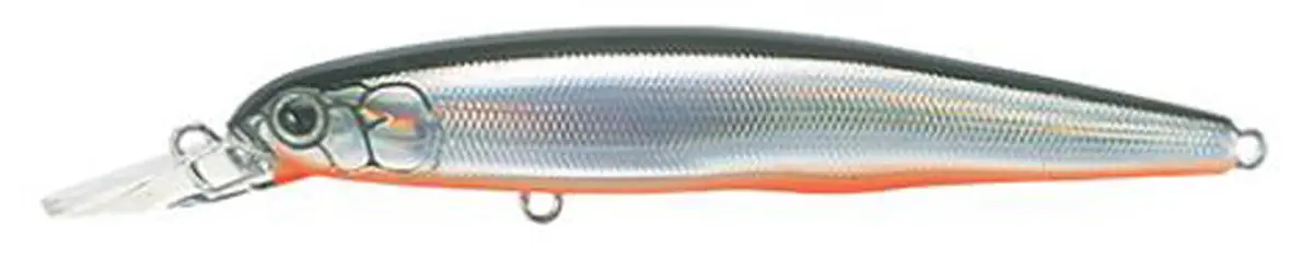 Воблер Tackle House Bitstream Vantage DM93FD 93mm 16.0g Silver/Black/Orange Belly