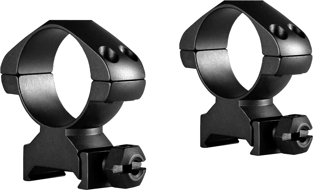 Кільця Hawke Precision Steel. d - 30 мм. High. Weaver/Picatinny