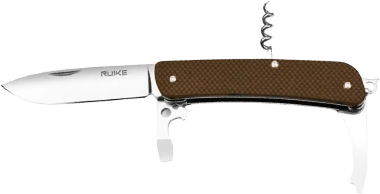 Ніж багатофункціональний Ruike Criterion Collection L21 Brown