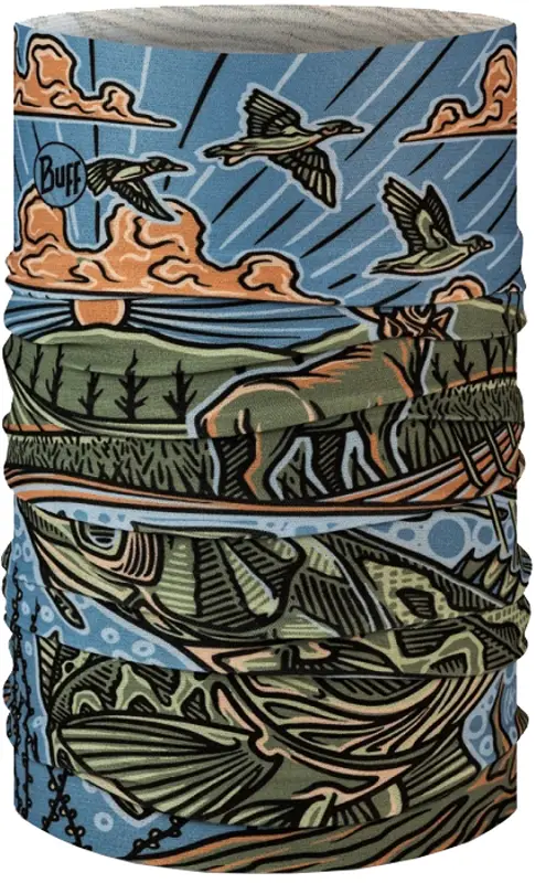 Мультиповязка Buff CoolNet UV Casey Underwood Bass Scape Multi