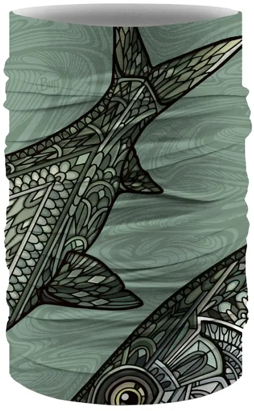 Мультиповязка Buff CoolNet UV Andrea Larco Bonefish Sage