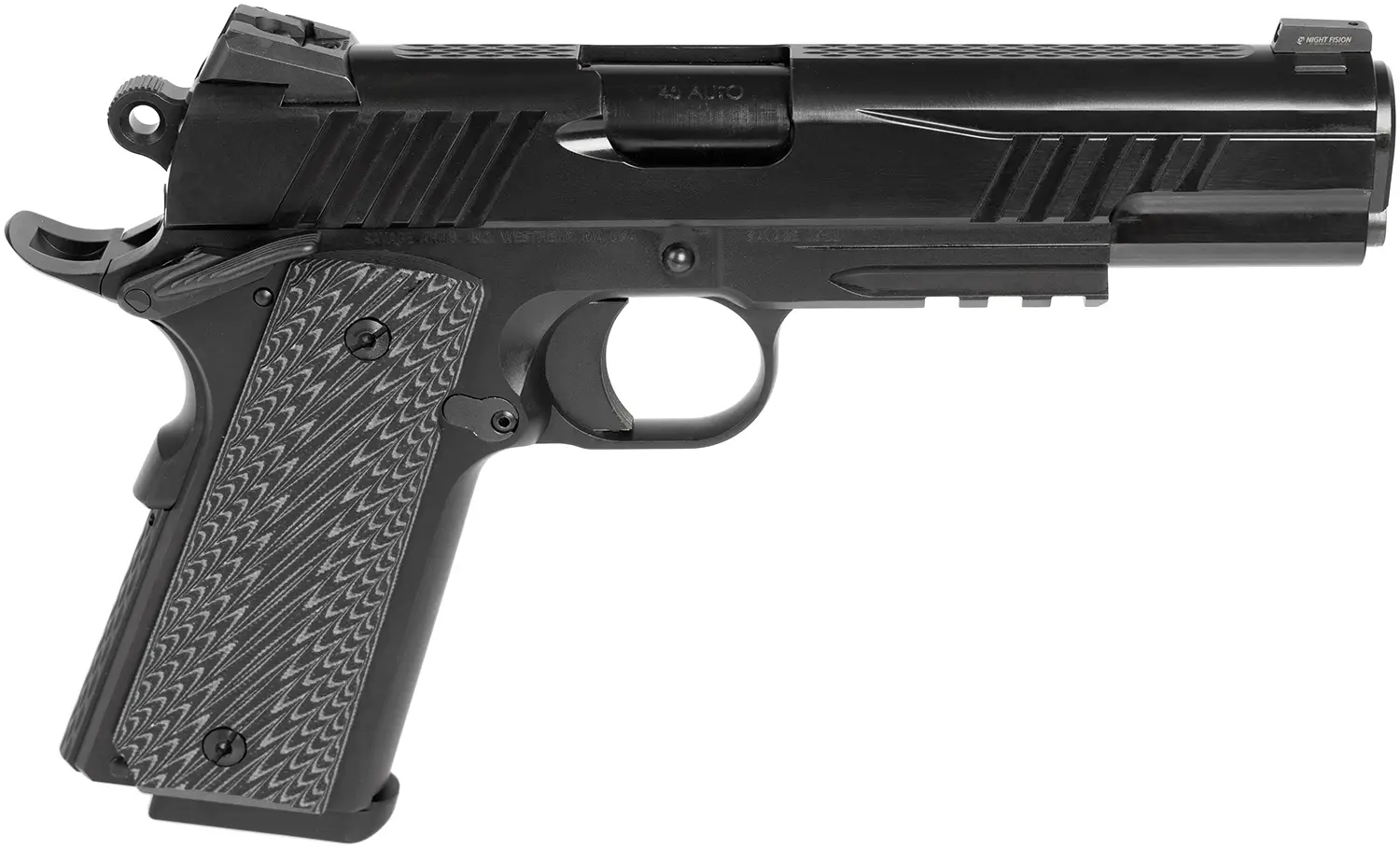 Пістолет спортивний Savage 1911 GOV’Tl кал. 45 AUTO BLACK NITRIDE Rail