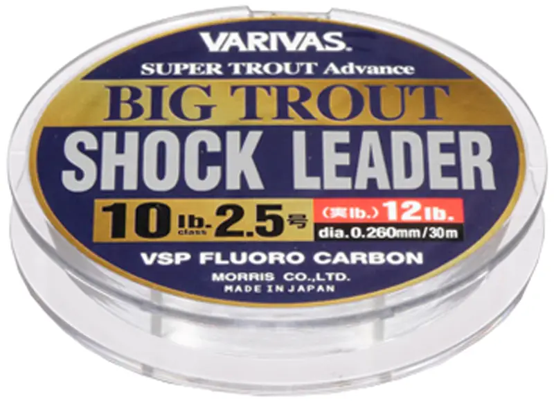 Флюорокарбон Varivas Big Trout Shock Leader VSP Fluro 12lb 0.285mm