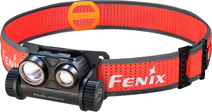 Ліхтар налобний Fenix HM65R-DT Black Red