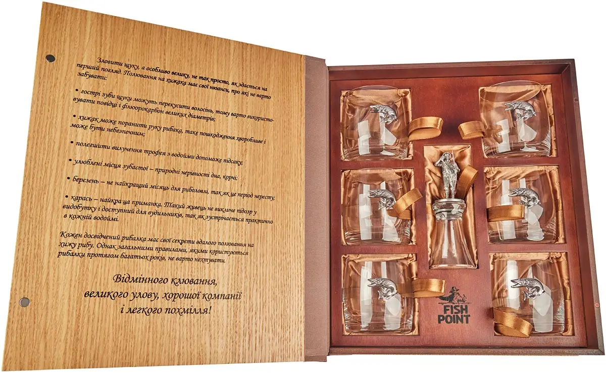Набір посуду Fish-Point "Секрети вдалою риболовлі. Щука"