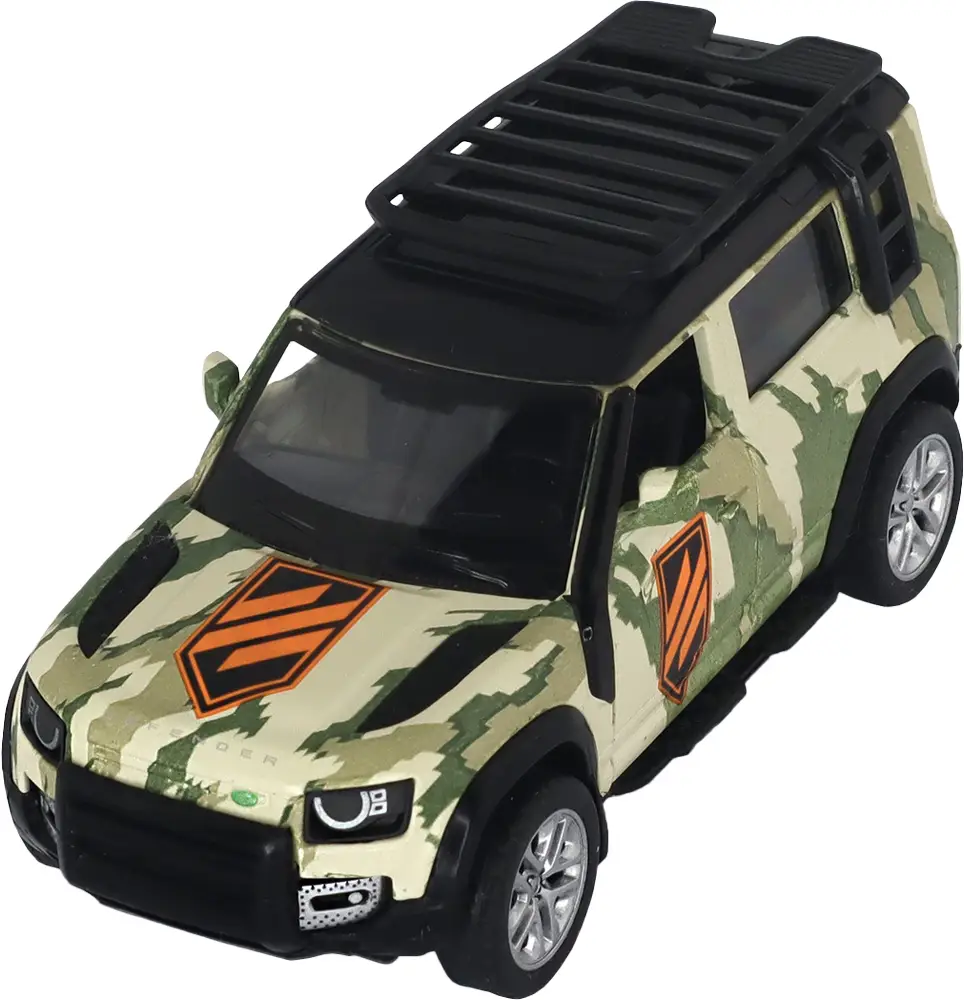 Машинка TechnoDrive серії Шеврони Героїв LAND ROVER DEFENDER 110 "3 ОШБр"