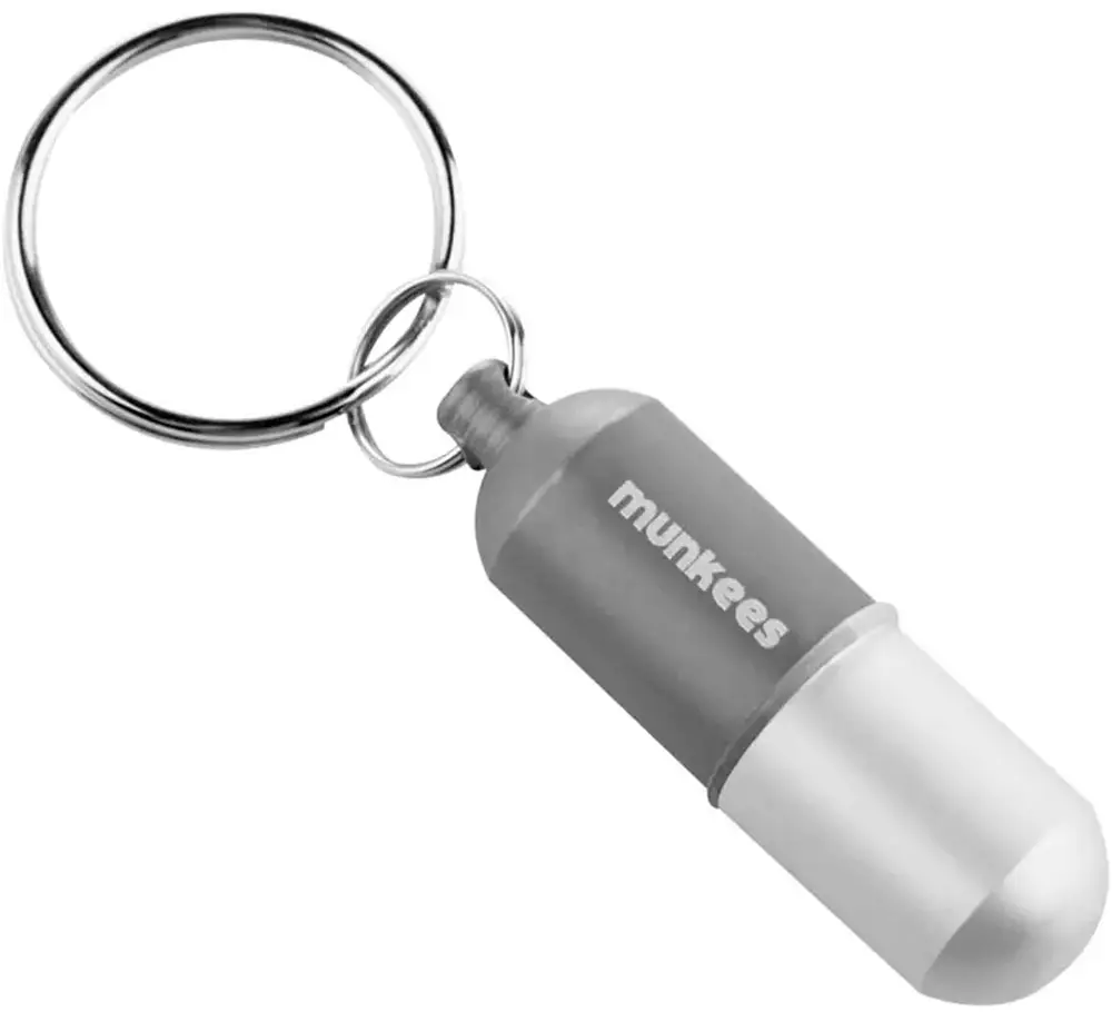 Брелок Munkees Waterproof Capsule Small Grey