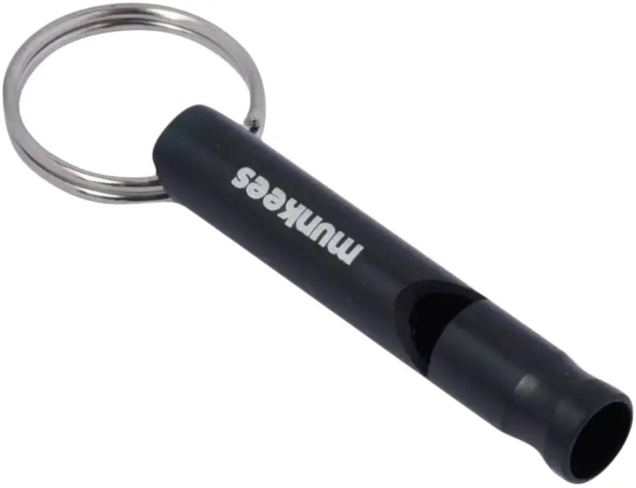 Брелок-свисток Munkees Whistle Small Alu Black