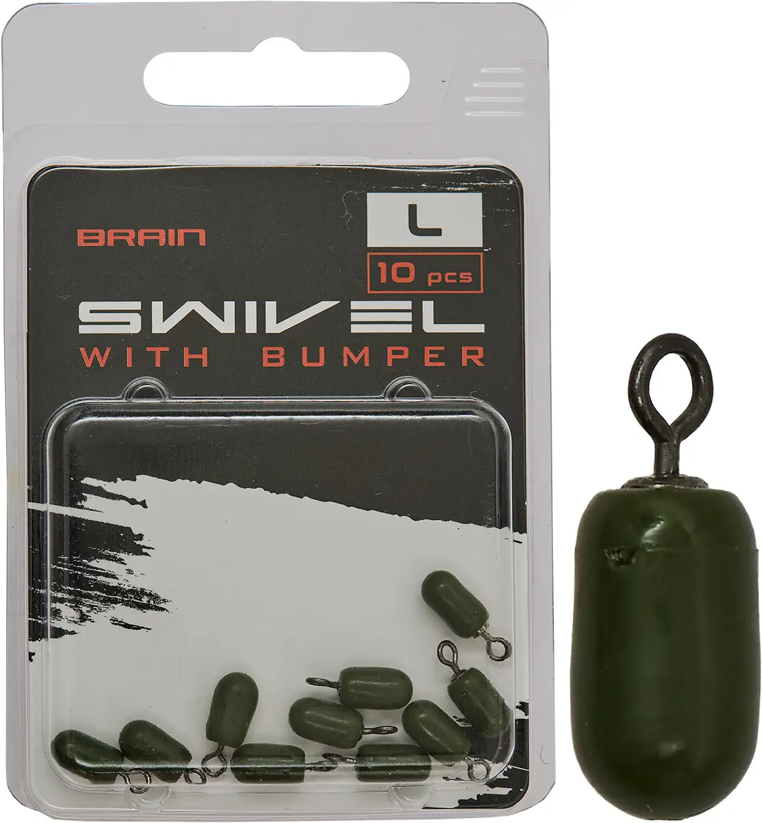 Вертлюжок Brain Swivel With Bumper L (10 шт/уп) SGXA-9292L