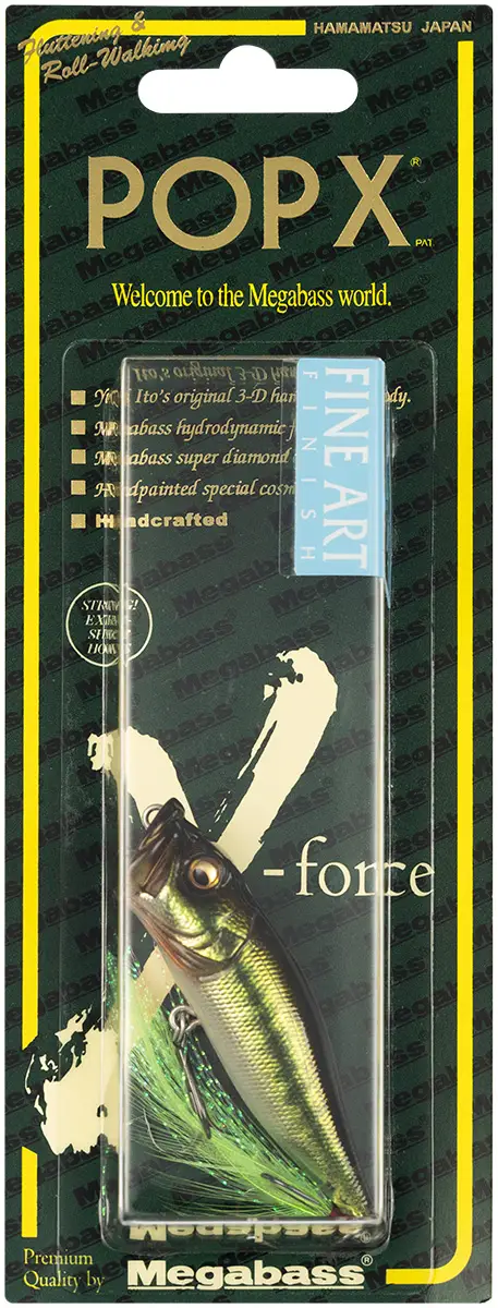 Воблер Megabass PopX F 64mm 7.0g FA Bass