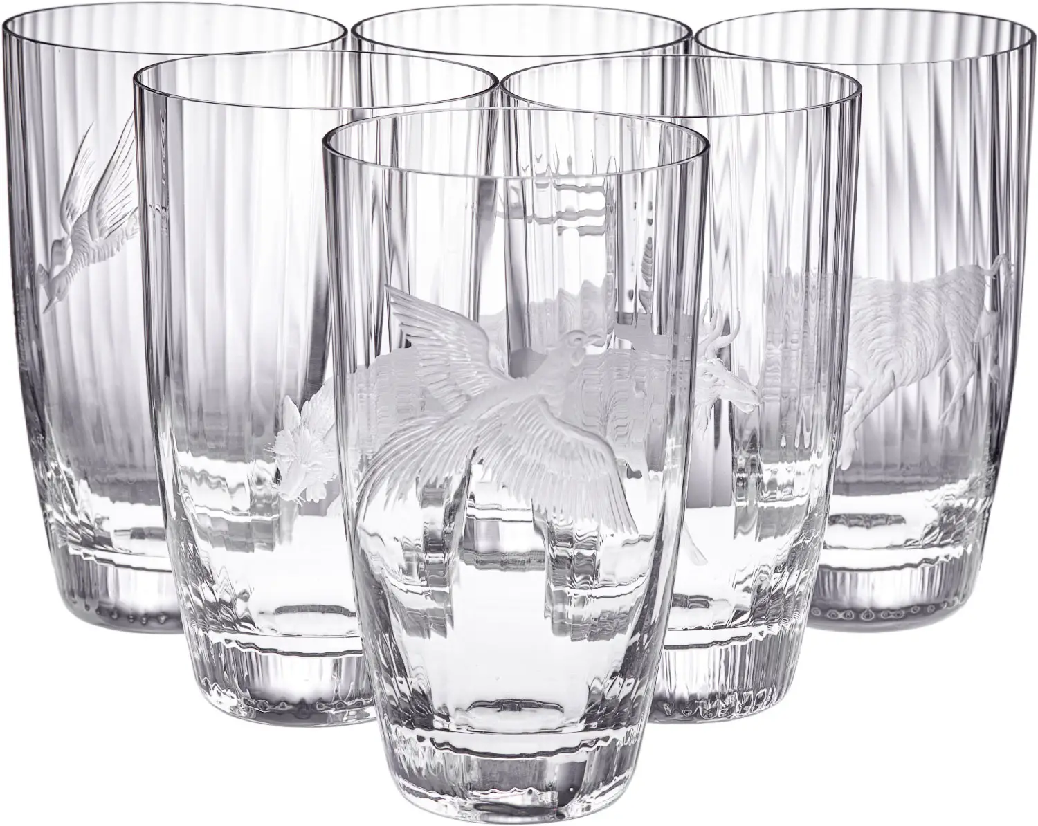 Набор стаканов Wutschka. Большой. Европейские животные