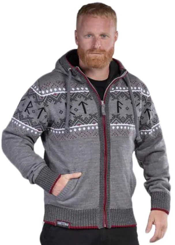Кофта Thor Steinar Runa XL Gray-Red