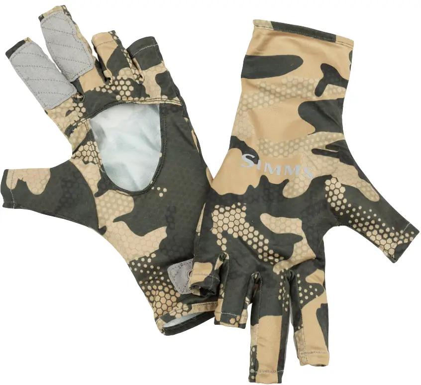 Перчатки Simms BugStopper Sunglove XL Hex Flo Camo Timber