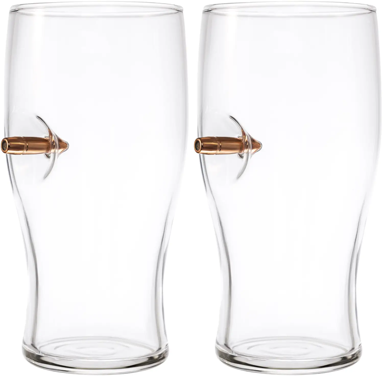 Набор посуды GUN&FUN из 2 пивных бокалов с пулей