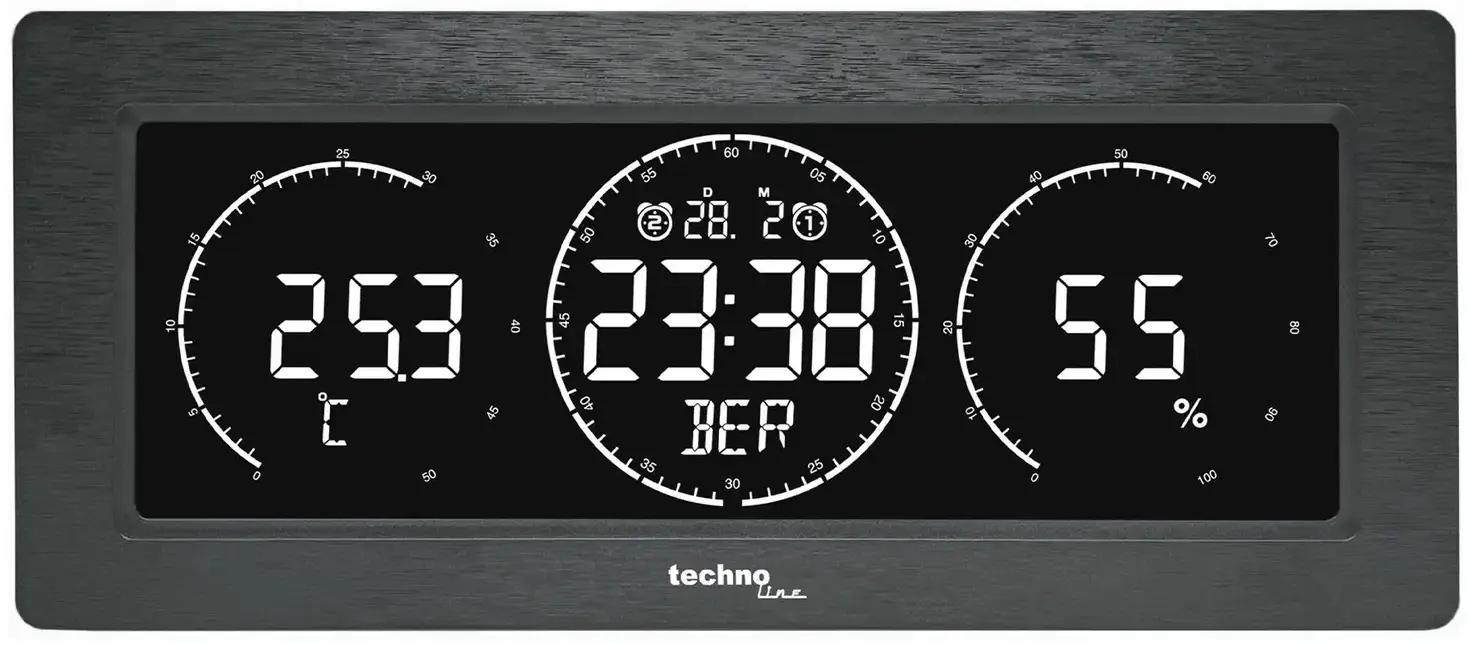 Часы (будильник) Technoline WT458 Black