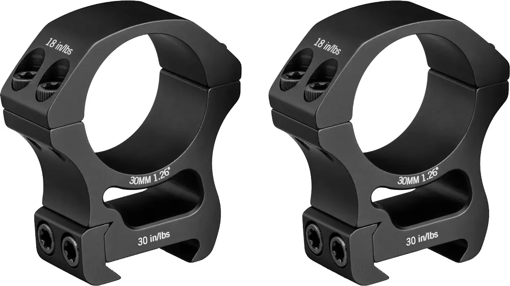 Кольца Vortex Pro Series. d - 30 мм. High. Weaver/Picatinny