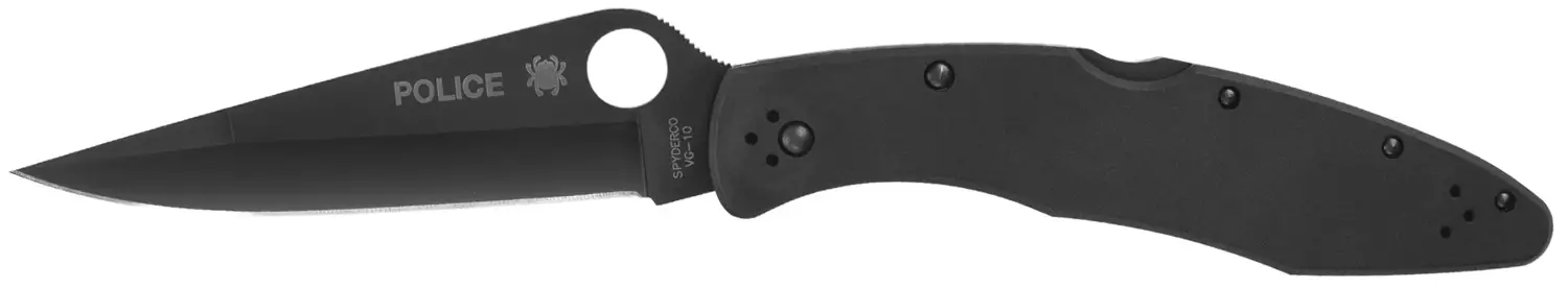 Нож Spyderco Police 4 VG10 BB Black