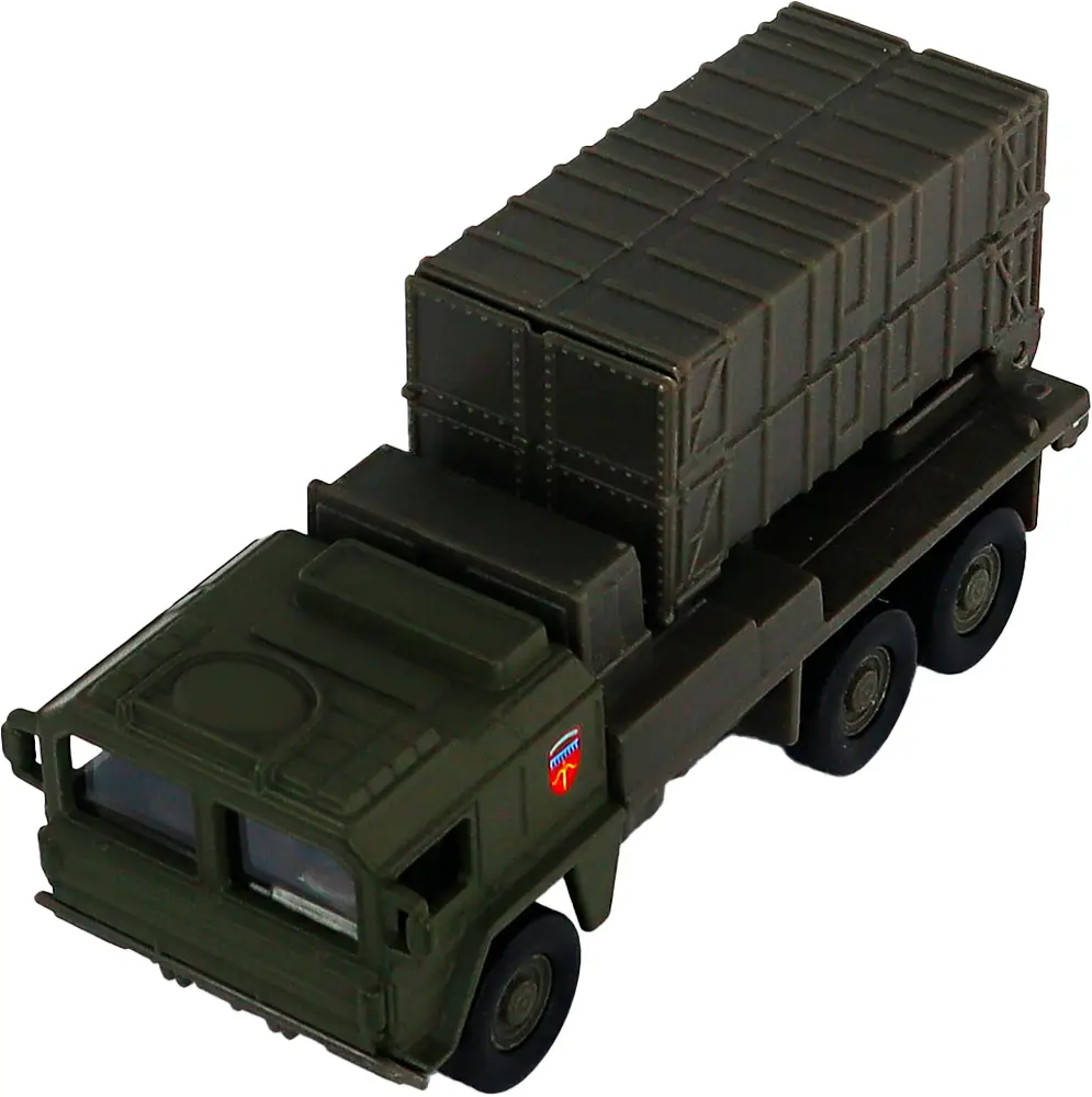 Машинка TechnoDrive серії Шеврони Героїв "РЕАКТИВНАЯ СИСТЕМА ЗАЛПОВОГО ВОГНЮ - "96 ЗРБр"