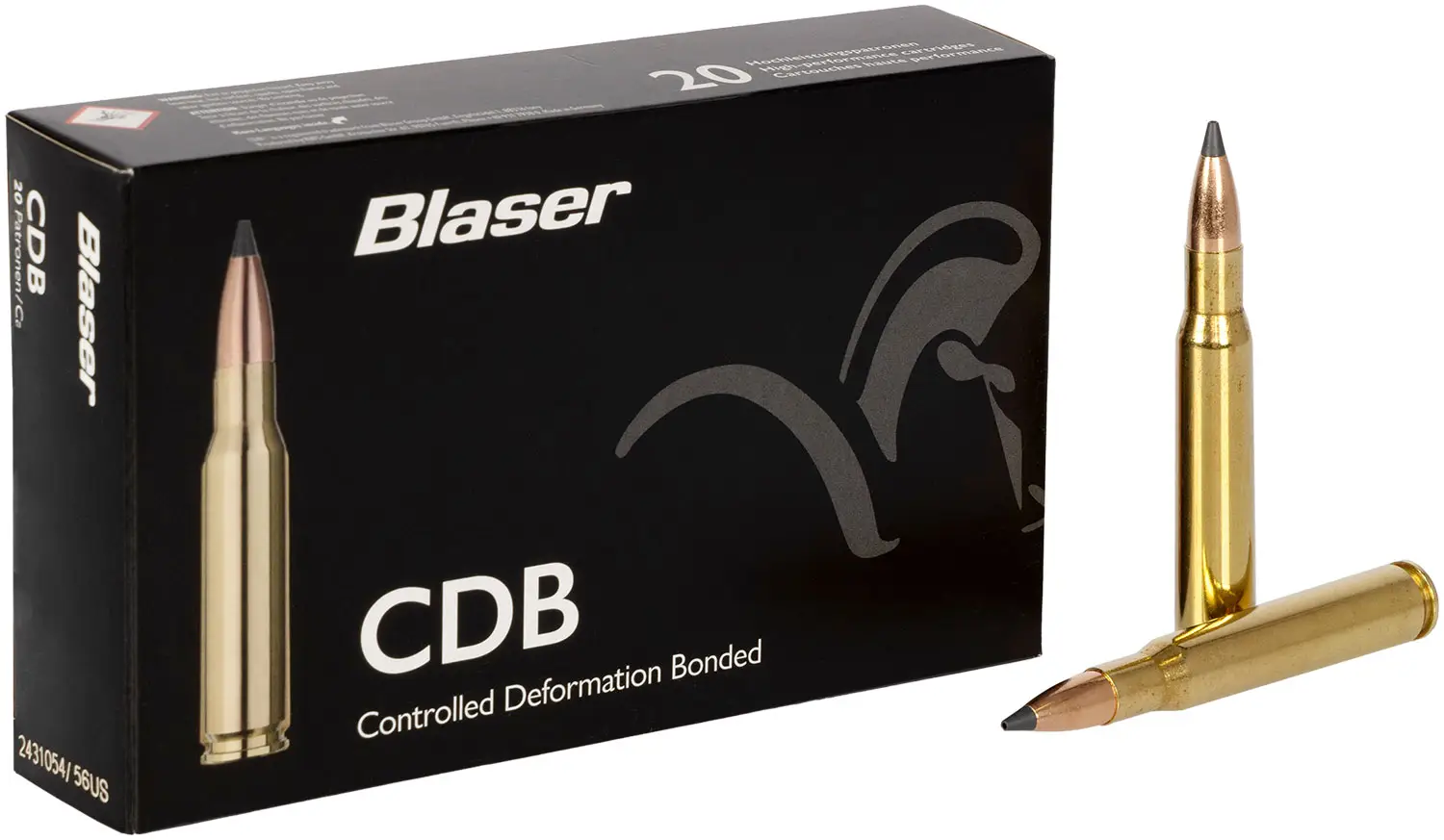 Патрон Blaser кал. 30-06 куля CDB маса 10,7 г/ 165 гр