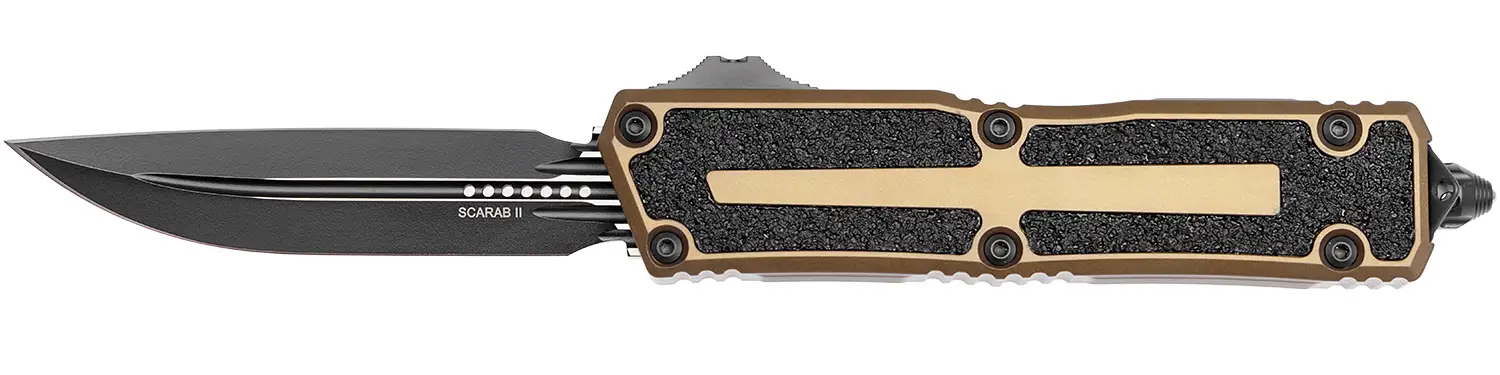 Ніж Microtech Scarab II GEN III D/E-S Black Blade Tan