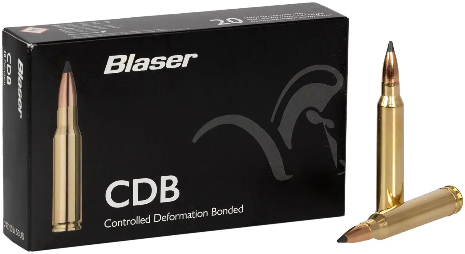 Патрон Blaser кал. 300 Win Mag пуля CDB масса 10,7 г/ 165 гр