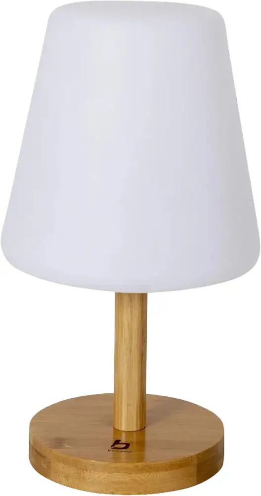 Ліхтар кемпінговий Bo-Camp Cambridge Rechargeable 200 Lumen Bamboo/White