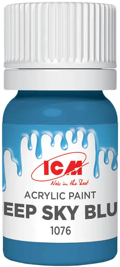 Краска ICM Holding Acrylic Paint 12 мл Deep Sky Blue