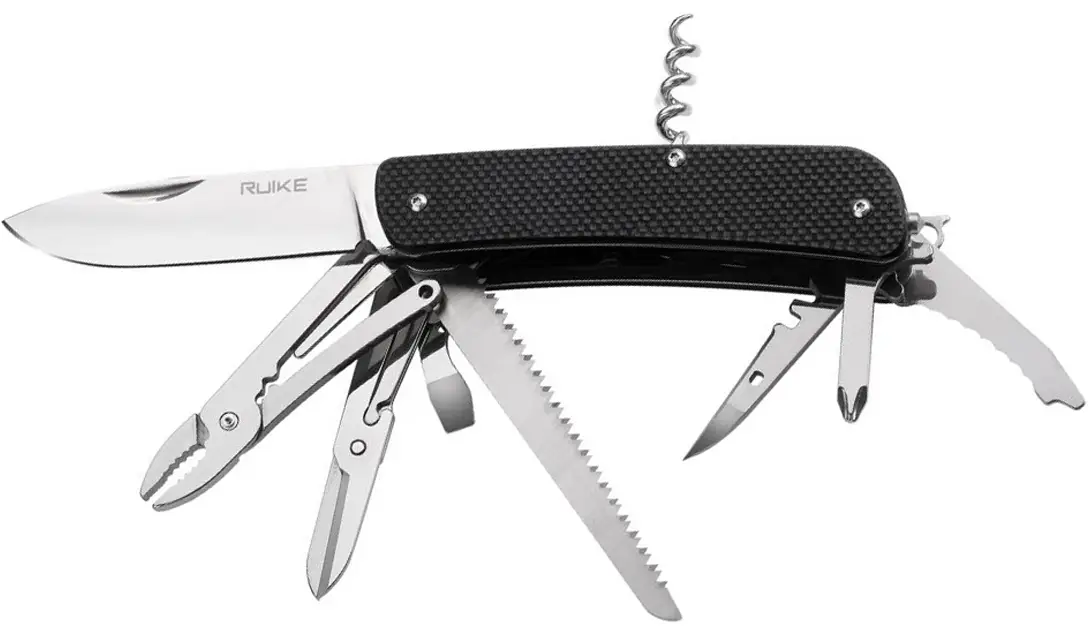 Ніж багатофункціональний Ruike Criterion Collection L51 Black