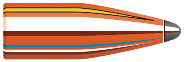 Пуля Hornady SP кал .224 масса 55 гр (3.6 г)