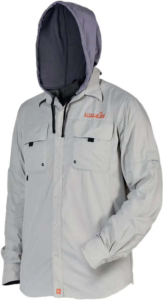 Рубашкa Norfin Focus Hood L UV Nylon RipStop