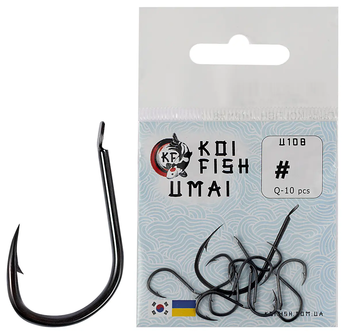 Крючок KOI FISH UMAY #8 10 шт