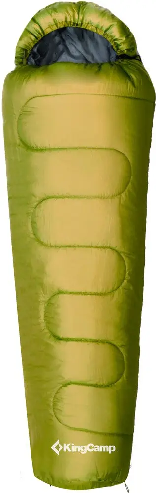 Спальний мішок KingCamp Treck 250 R Comf +9°C / Lim +5°C / Extr -5 ° C Green