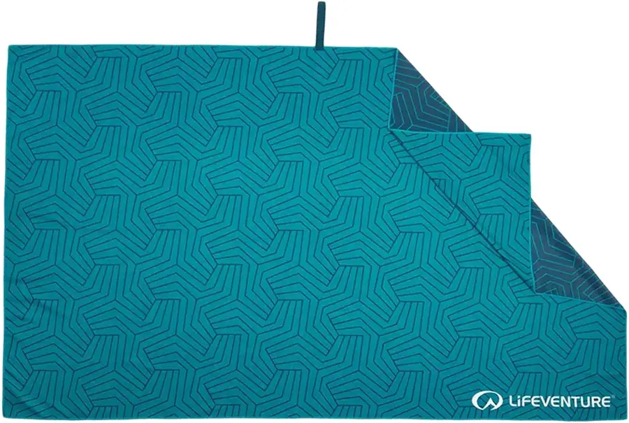 Полотенце Lifeventure Soft Fibre Printed Teal Giant Teal