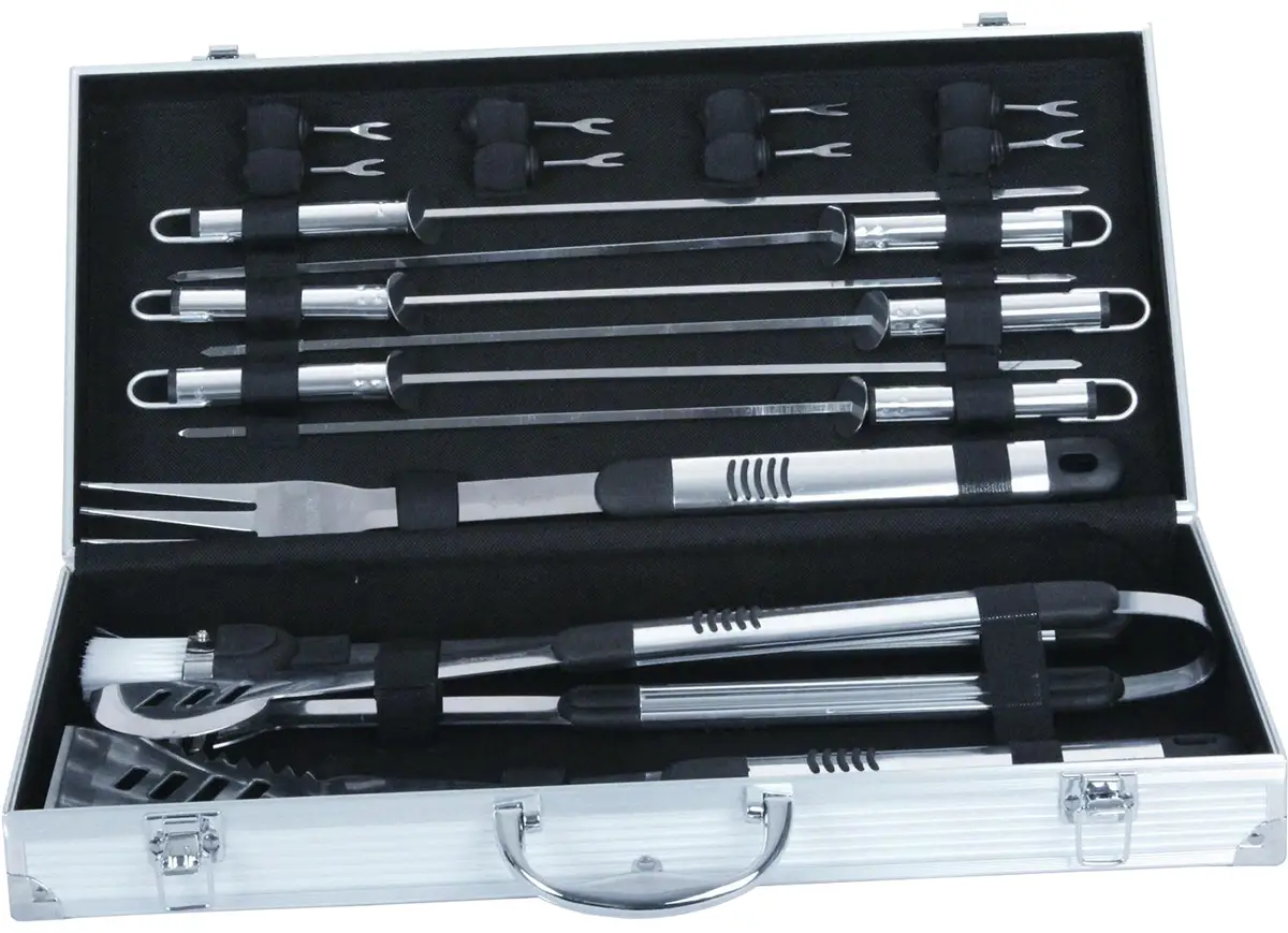 Набір для пікніка KingCamp BBQ tool set. Silver