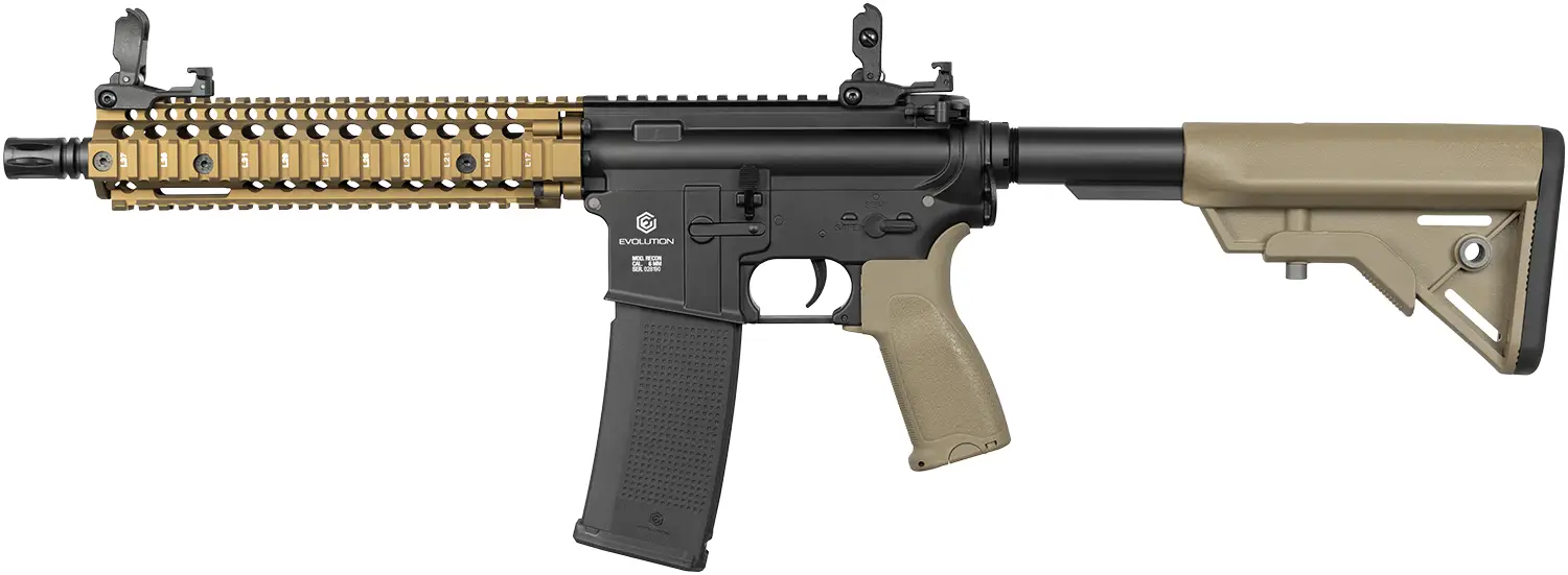 Гвинтівка страйкбольна Evolution Recon MK18 Mod. 1 10.8" BR AEG 6 мм Bronze