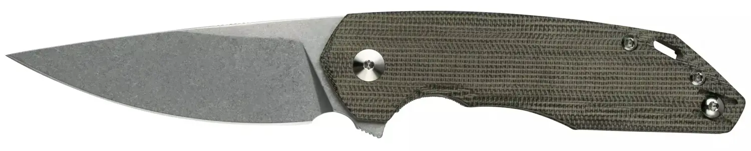 Ніж GiantMouse ACE Corta Green Canvas Micarta