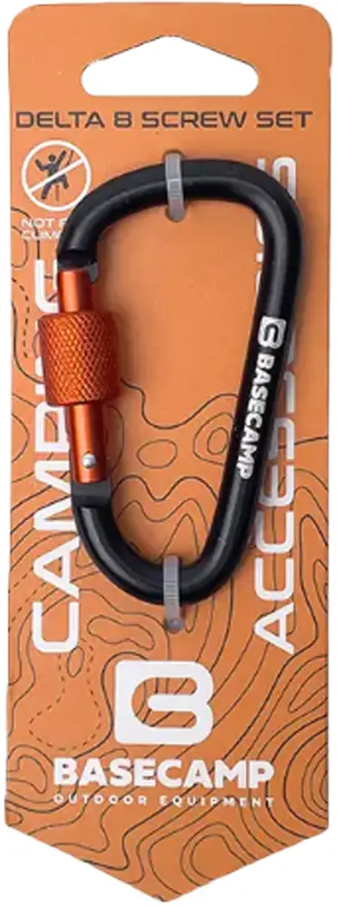 Карабин Base Camp Delta 8 Screw Set Black