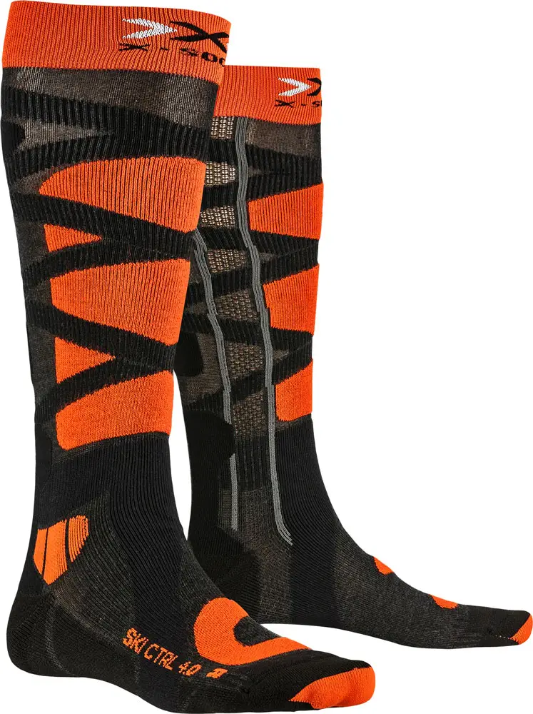 Носки X-Socks Ski Control 4.0 42-44 Anthracite Melange/X-Orange