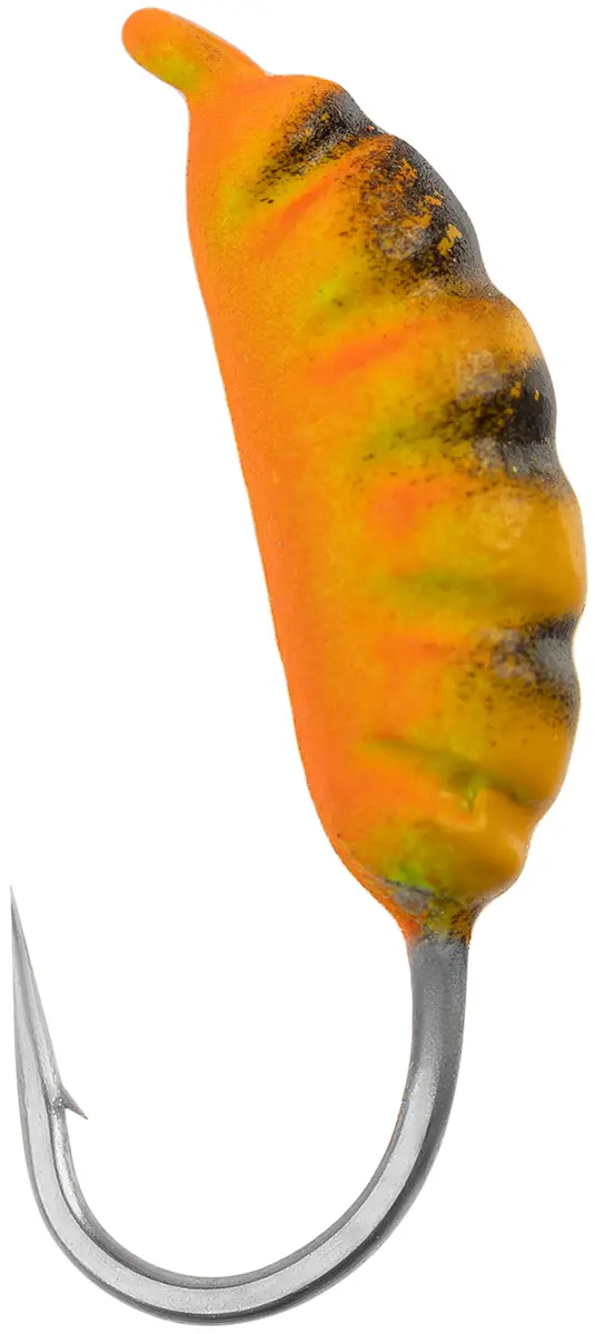 Мормишка вольфрамова Viking Fishing Shrimp 0.33g 7mm Hot2 (5шт)