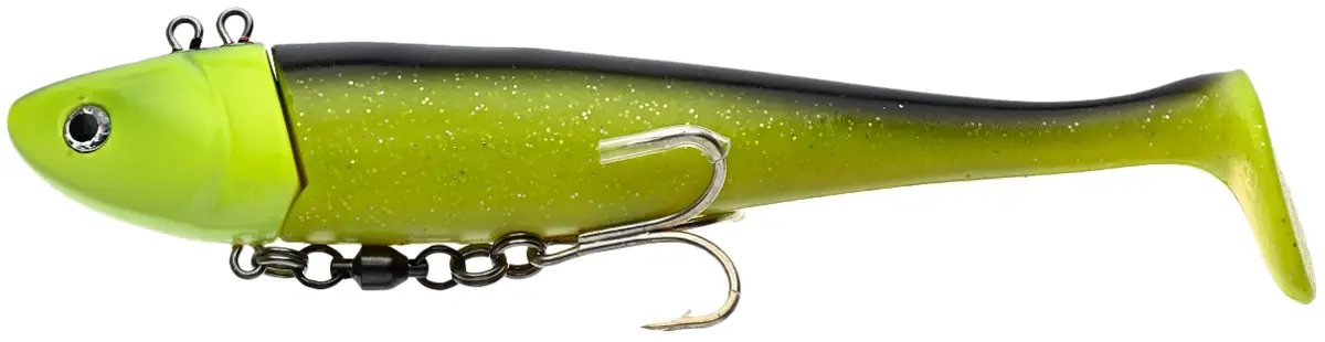 Силікон Prohunter Regular Paddle Mullet Shad 220mm 500g 4-Glow In The Dark   Uv