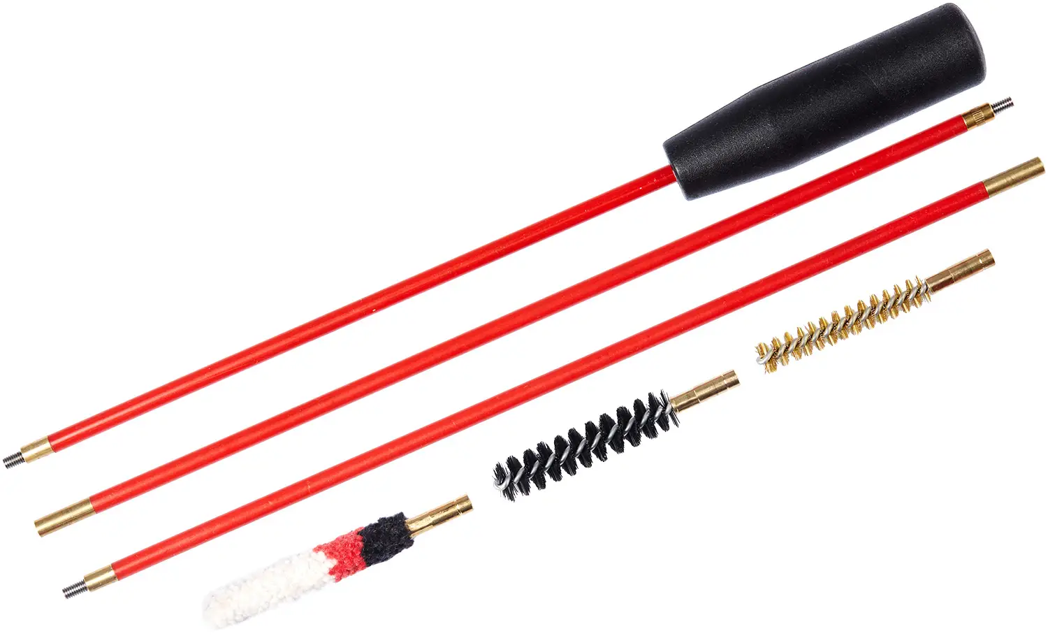 Набор для чистки Київські Шомполи для нарезного оружия кал. 7.62 мм. Сталь в обплетке (3 ерша)